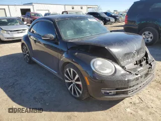 2012 Volkswagen Beetle Turbo with VIN 3VWVA7AT0CM630605, listed as a Copart auction lot 46805855 with 152,366 mi miles and Salvage Title. Bid and sale history available at DreamBid. Image 4.