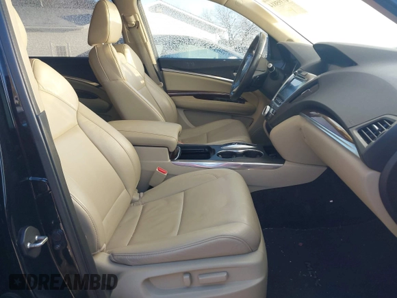 2017 Acura MDX with VIN 5FRYD4H39HB014410, listed as a IAAI auction lot 41395814 with 81,579 mi miles. Bid and sale history available at carsss.com. Image 5.