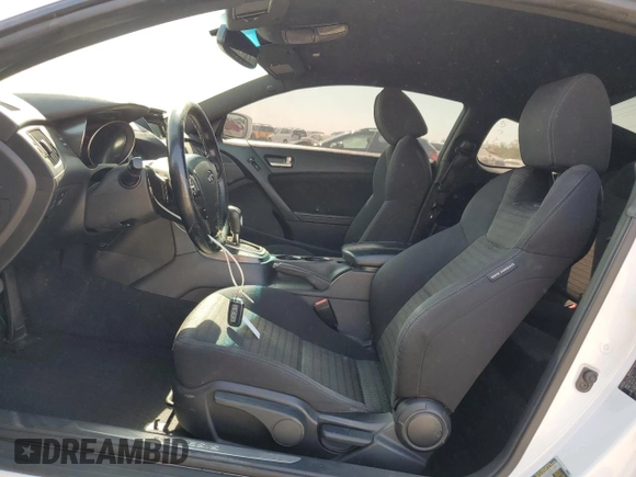 2014 Hyundai Genesis Coupe 2.0T with VIN KMHHT6KD2EU118818, listed as a Copart auction lot 73798724 with 160,059 mi miles and Salvage title. Bid and sale history available at DreamBid. Image 7.