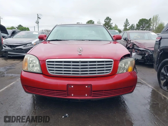 2002 Cadillac DeVille with VIN 1G6KD57YX2U257123, listed as a IAAI auction lot 41952025 with 180,278 mi miles. Bid and sale history available at carsss.com. Image 12.