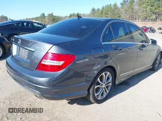 2011 Mercedes-Benz C with VIN WDDGF8BB3BR185319, listed as a IAAI auction lot 41973829 with Not Provided miles. Bid and sale history available at carsss.com. Image 4.
