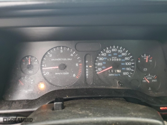 1994 Dodge Ram 1500 with VIN 1B7HF16Z8RS570956, listed as a Copart auction lot 84050084 with 173,089 mi miles and Clean Title. Bid and sale history available at carsss.com. Image 9.
