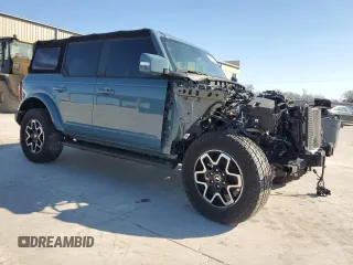 2022 Ford Bronco z VIN 1FMDE5DH6NLB13372, wystawiony jako Copart lot #80020714 z przebiegiem 19 783 mil mil oraz Szkoda całkowita • Salvage title. Historia ofert i sprzedaży dostępna na DreamBid. Obrazek 4.