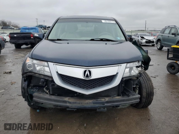 2010 Acura MDX with VIN 2HNYD2H20AH507738, listed as a Copart auction lot 45193715 with 73,130 mi miles and Salvage Title. Bid and sale history available at carsss.com. Image 5.