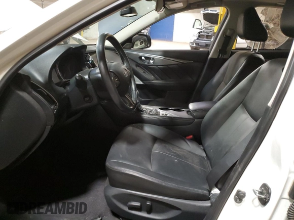 2017 Infiniti Q50 Premium with VIN JN1CV7AR2HM681323, listed as a Copart auction lot 45665735 with 107,082 mi miles and Salvage Title. Bid and sale history available at carsss.com. Image 7.