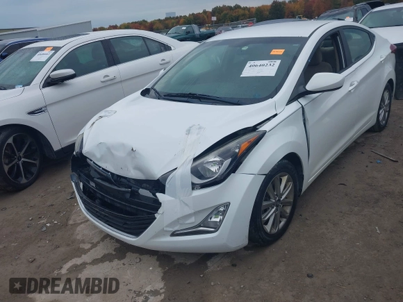 2014 Hyundai Elantra SE with VIN 5NPDH4AE0EH484502, listed as a IAAI auction lot 40640232 with 78,270 mi miles and . Bid and sale history available at DreamBid. Image 6.
