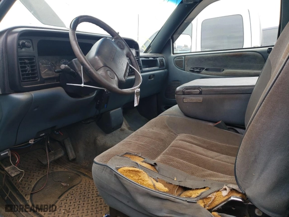 1996 Dodge Ram 1500 with VIN 1B7HC16Z2TS571133, listed as a Copart auction lot 71982594 with 233,135 mi miles and Salvage Title. Bid and sale history available at carsss.com. Image 7.