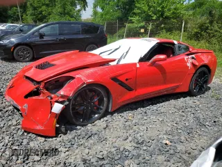 2019 Chevrolet Corvette 1LT с VIN 1G1YB2D74K5109933, выставлен на аукционе Copart как лот 64104535 с пробегом 21 625 миль миль и Списание • Salvage title. История ставок и продаж доступна на DreamBid. Изображение 1.