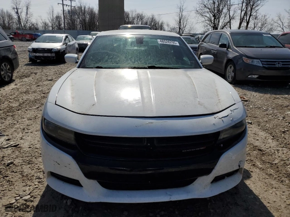 2016 Dodge Charger Police with VIN 2C3CDXKT6GH223543, listed as a Copart auction lot 48528295 with 112,421 mi miles and Clean Title. Bid and sale history available at carsss.com. Image 5.