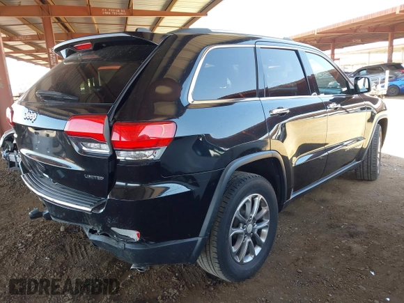 2014 Jeep Grand Cherokee Limited with VIN 1C4RJFBG9EC421397, listed as a IAAI auction lot 42455804 with 86,970 mi miles and . Bid and sale history available at DreamBid. Image 4.