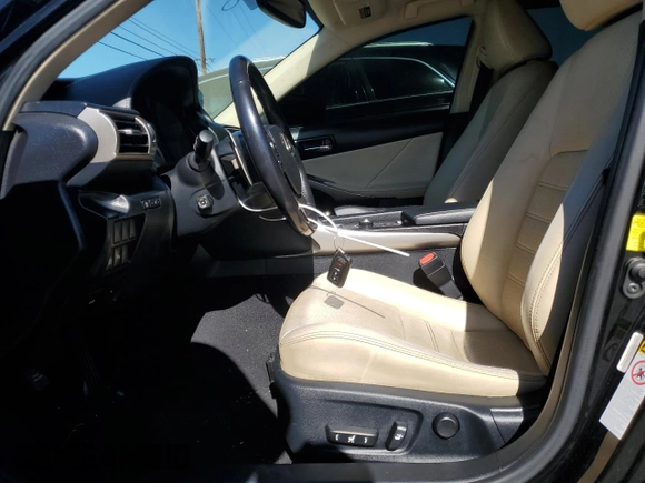2016 Lexus IS 350 with VIN JTHCE1D28G5011002, listed as a Copart auction lot 46171685 with 58,165 mi miles and Salvage title. Bid and sale history available at DreamBid. Image 7.