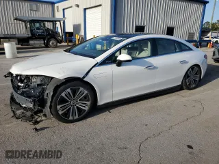 2022 Mercedes-Benz EQS with VIN W1KCG2DB0NA015198, listed as a Copart auction lot 66104644 with 42,104 mi miles and Salvage Title. Bid and sale history available at carsss.com. Image 1.
