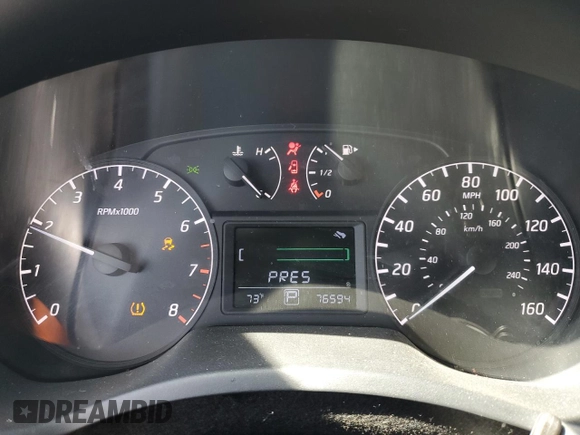 2017 Nissan Sentra SR z VIN 3N1AB7AP1HY255618, wystawiony jako Copart lot #50246455 z przebiegiem 76 594 mil mil oraz Szkoda całkowita • Salvage title. Historia ofert i sprzedaży dostępna na DreamBid. Obrazek 9.