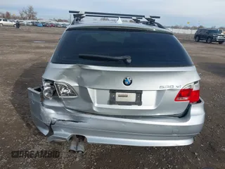 2006 BMW 5 Series 530xi with VIN WBANN73506CN01479, listed as a IAAI auction lot 40933082 with 200,464 mi miles and . Bid and sale history available at carsss.com. Image 6.