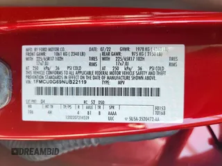 2022 Ford Escape SE с VIN 1FMCU0G69NUB22119, выставлен на аукционе Copart как лот 62914545 с пробегом 19 256 миль миль и Списание • Salvage title. История ставок и продаж доступна на DreamBid. Изображение 12.
