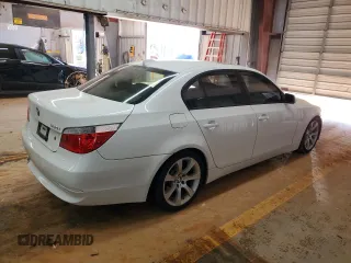 2007 BMW 5 Series 550i with VIN WBANB53507CP04533, listed as a Copart auction lot 43717455 with 112,046 mi miles and Clean Title. Bid and sale history available at DreamBid. Image 3.