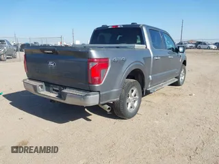 2024 Ford F-150 XLT with VIN 1FTFW3LD9RFA71927, listed as a IAAI auction lot 42050486 with 44,137 mi miles. Bid and sale history available at carsss.com. Image 4.