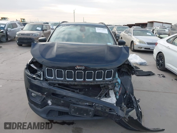 2018 Jeep Compass Altitude with VIN 3C4NJCBB5JT240751, listed as a IAAI auction lot 41674481 with 132,898 mi miles and . Bid and sale history available at DreamBid. Image 12.