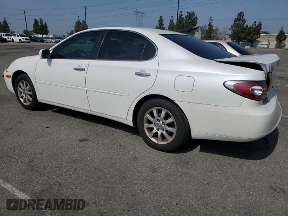 2002 Lexus ES 300 z VIN JTHBF30GX25014756, wystawiony jako Copart lot #59899805 z przebiegiem 158 702 mil mil oraz Szkoda całkowita • Salvage title. Historia ofert i sprzedaży dostępna na DreamBid. Obrazek 2.