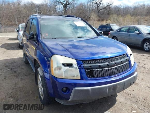 2005 Chevrolet Equinox LT z VIN 2CNDL73F756055251, wystawiony jako IAAI lot #41893063 z przebiegiem 217 556 mil mil oraz . Historia ofert i sprzedaży dostępna na DreamBid. Obrazek 1.
