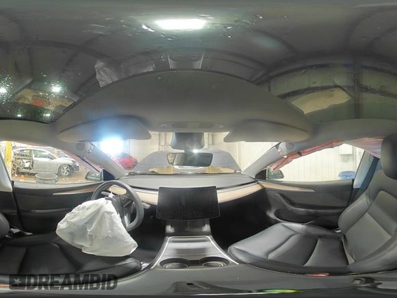2023 Tesla Model Y Long Range with VIN 7SAYGDEE9PA143955, listed as a Copart auction lot 48114395 with 20,152 mi miles and Salvage Title. Bid and sale history available at DreamBid. Image 16.