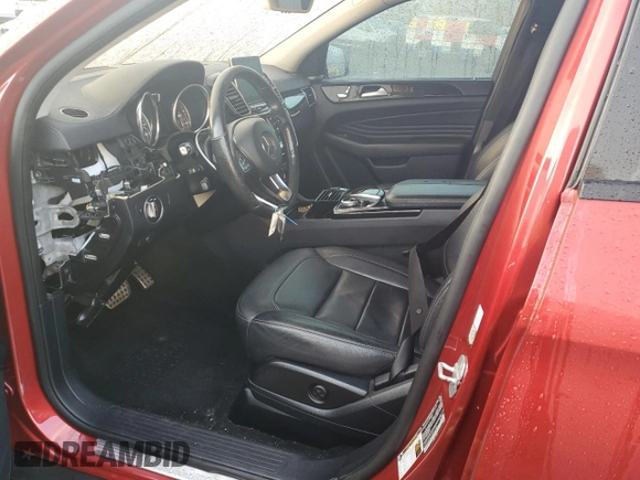 2016 Mercedes-Benz GLE 450 AMG with VIN 4JGED6EB3GA021464, listed as a Copart auction lot 86598694 with 80,910 mi miles and Salvage title. Bid and sale history available at DreamBid. Image 7.