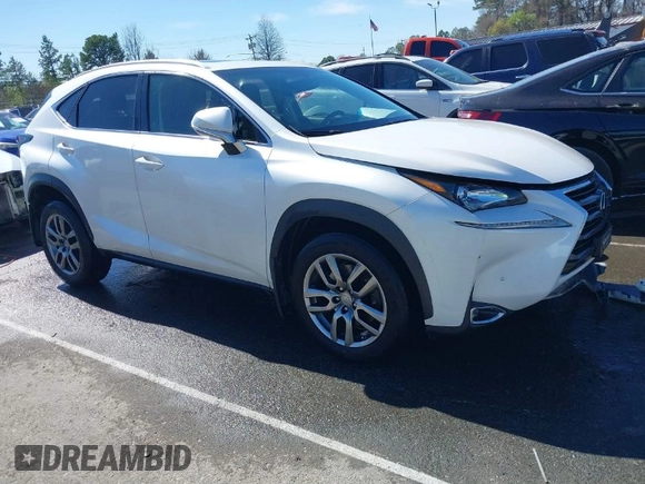 2016 Lexus NX 200t with VIN JTJBARBZ4G2090433, listed as a IAAI auction lot 41811242 with 148,149 mi miles. Bid and sale history available at carsss.com. Image 1.