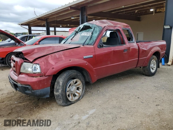 2007 Ford Ranger XL with VIN 1FTYR14U97PA84851, listed as a Copart auction lot 51579925 with 216,576 mi miles and Salvage Title. Bid and sale history available at carsss.com. Image 1.