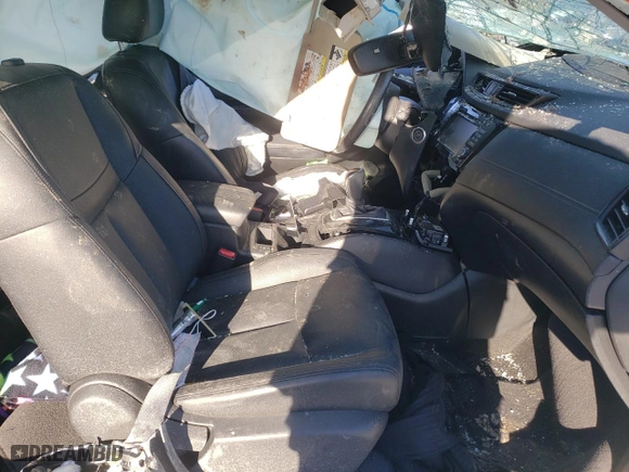 2017 Nissan Rogue SL with VIN JN8AT2MV5HW271467, listed as a Copart auction lot 86372354 with 0 mi miles and Salvage Title. Bid and sale history available at carsss.com. Image 7.