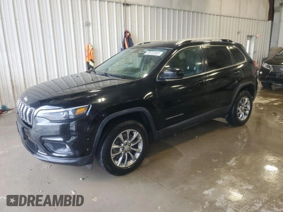2019 Jeep Cherokee Altitude with VIN 1C4PJMLX5KD386597, listed as a Copart auction lot 59132655 with 129,243 mi miles and Salvage title. Bid and sale history available at DreamBid. Image 1.