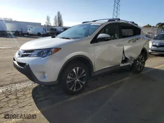 2015 Toyota RAV4 Limited with VIN 2T3DFREV9FW239933, listed as a Copart auction lot 45512155 with 125,401 mi miles and Salvage Title. Bid and sale history available at carsss.com. Image 1.