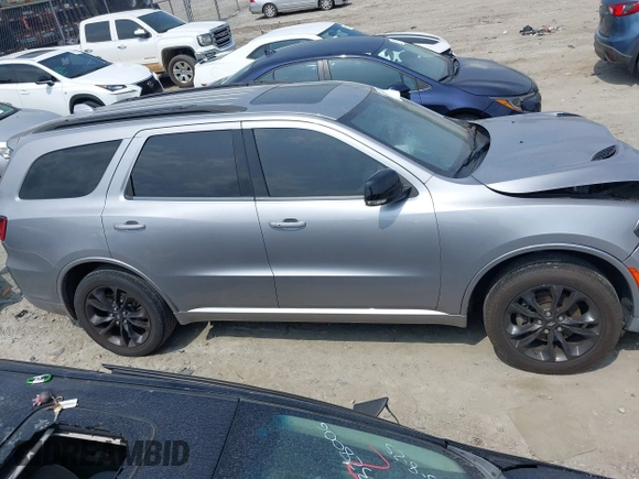 2021 Dodge Durango GT Plus with VIN 1C4RDJDG4MC696715, listed as a IAAI auction lot 42297082 with 52,707 mi miles and . Bid and sale history available at DreamBid. Image 13.