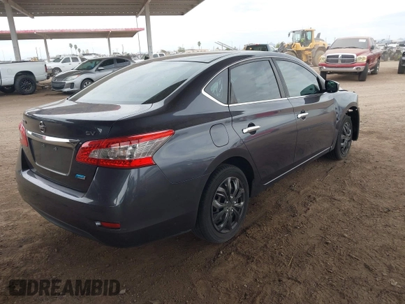 2014 Nissan Sentra S with VIN 3N1AB7AP8EL698082, listed as a IAAI auction lot 42034757 with 178,651 mi miles and . Bid and sale history available at DreamBid. Image 4.