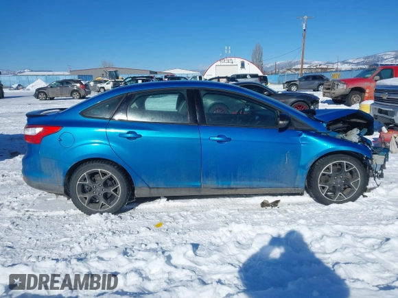 2014 Ford Focus SE with VIN 1FADP3F24EL421528, listed as a IAAI auction lot 41571243 with 90,553 mi miles and . Bid and sale history available at DreamBid. Image 14.