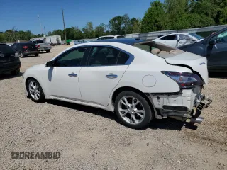 2012 Nissan Maxima S with VIN 1N4AA5APXCC844579, listed as a Copart auction lot 53121245 with 128,979 mi miles and Salvage title. Bid and sale history available at DreamBid. Image 2.