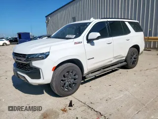 2021 Chevrolet Tahoe Z71 z VIN 1GNSKPKD7MR483636, wystawiony jako Copart lot #56542365 z przebiegiem 63 627 mil mil oraz Szkoda całkowita • Salvage title. Historia ofert i sprzedaży dostępna na DreamBid. Obrazek 1.
