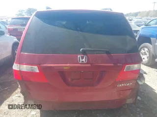 2005 Honda Odyssey EX-L with VIN 5FNRL38755B118345, listed as a IAAI auction lot 41806386 with 247,502 mi miles. Bid and sale history available at carsss.com. Image 17.