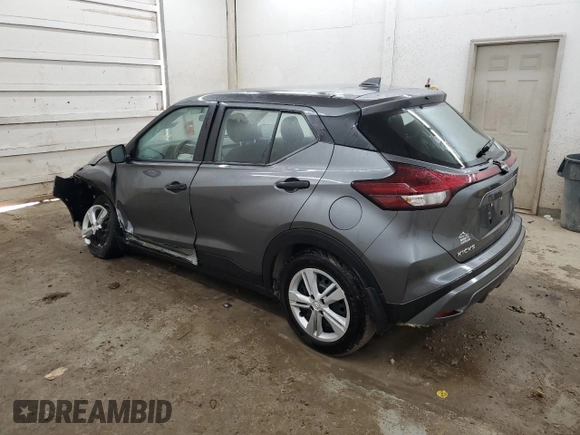 2024 Nissan Kicks S with VIN 3N1CP5BV8RL542027, listed as a Copart auction lot 42839065 with 7,320 mi miles and Salvage Title. Bid and sale history available at DreamBid. Image 2.