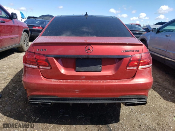 2016 Mercedes-Benz E-Class AMG E 63 S with VIN WDDHF7GB0GB216405, listed as a Copart auction lot 49683714 with 0 mi miles and Salvage Title. Bid and sale history available at carsss.com. Image 6.