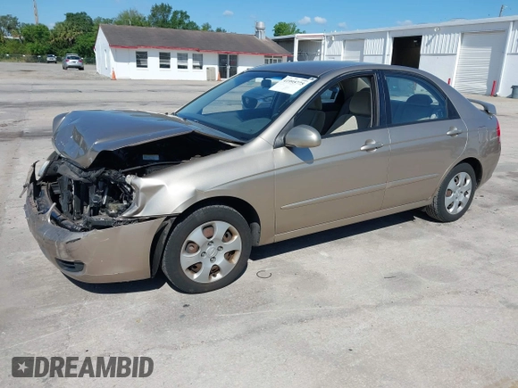 2008 Kia Spectra SX with VIN KNAFE121485492955, listed as a IAAI auction lot 41995775 with 61,717 mi miles. Bid and sale history available at carsss.com. Image 17.