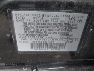 2018 Nissan Sentra SV z VIN 3N1AB7AP3JL653786, wystawiony jako IAAI lot #42267093 z przebiegiem 95 712 mil mil oraz . Historia ofert i sprzedaży dostępna na DreamBid. Obrazek 9.