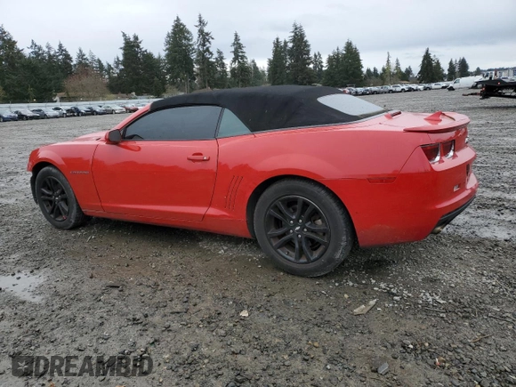 2013 Chevrolet Camaro LT with VIN 2G1FB3D32D9110529, listed as a Copart auction lot 50945235 with 166,837 mi miles and Salvage title. Bid and sale history available at DreamBid. Image 2.