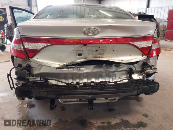 2017 Hyundai Azera with VIN KMHFG4JG7HA572726, listed as a IAAI auction lot 39691285 with 100,092 mi miles and . Bid and sale history available at DreamBid. Image 6.