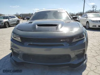 2021 Dodge Charger SRT Hellcat Widebody with VIN 2C3CDXL9XMH590492, listed as a Copart auction lot 50333335 with 32,279 mi miles and Salvage Title. Bid and sale history available at carsss.com. Image 5.