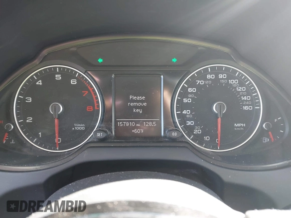 2014 Audi Q5 Premium Plus with VIN WA1LFBFP2EA074446, listed as a IAAI auction lot 41841181 with 157,810 mi miles. Bid and sale history available at carsss.com. Image 7.