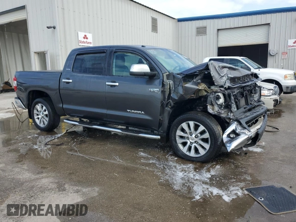 2017 Toyota Tundra 2WD Limited with VIN 5TFFW5F12HX217042, listed as a Copart auction lot 85084754 with 75,864 mi miles and Salvage Title. Bid and sale history available at carsss.com. Image 4.