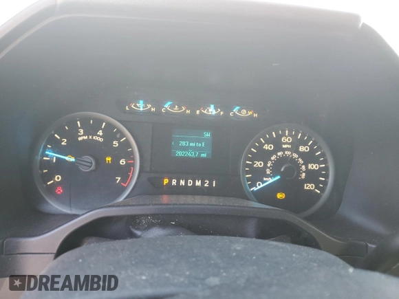 2016 Ford F-150 XL with VIN 1FTEW1CF4GFB28274, listed as a Copart auction lot 86977004 with 202,243 mi miles and Salvage Title. Bid and sale history available at carsss.com. Image 9.