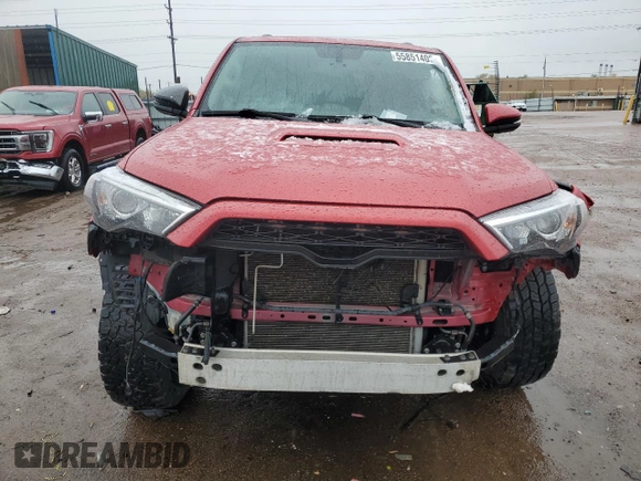 2017 Toyota 4Runner SR5 с VIN JTEBU5JR7H5450097, выставлен на аукционе Copart как лот 55851405 с пробегом 107 906 миль миль и Списание • Salvage title. История ставок и продаж доступна на DreamBid. Изображение 5.