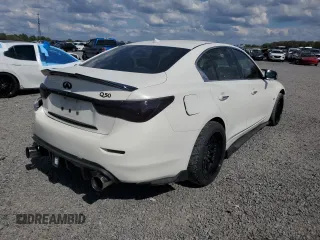 2017 Infiniti Q50 Signature Edition with VIN JN1EV7AP0HM737380, listed as a Copart auction lot 47157975 with 123,113 mi miles and Salvage Title. Bid and sale history available at DreamBid. Image 3.