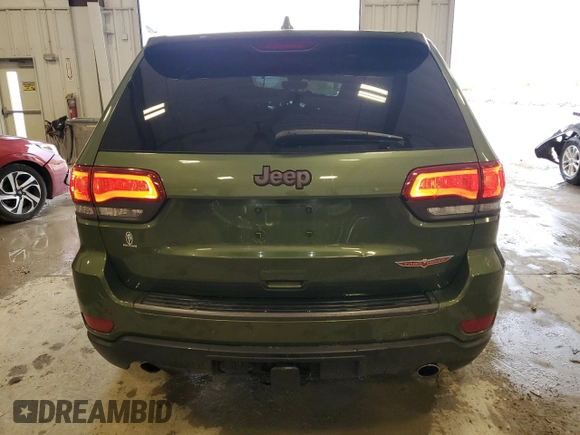 2021 Jeep Grand Cherokee Trailhawk with VIN 1C4RJFLG7MC766876, listed as a Copart auction lot 57228665 with 50,398 mi miles and Salvage title. Bid and sale history available at DreamBid. Image 6.